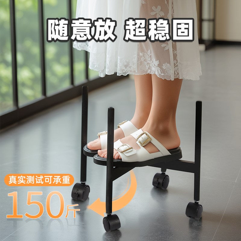 铁艺十字花架子客厅落地式可阳台带轮花盆托架客厅植物摆放架