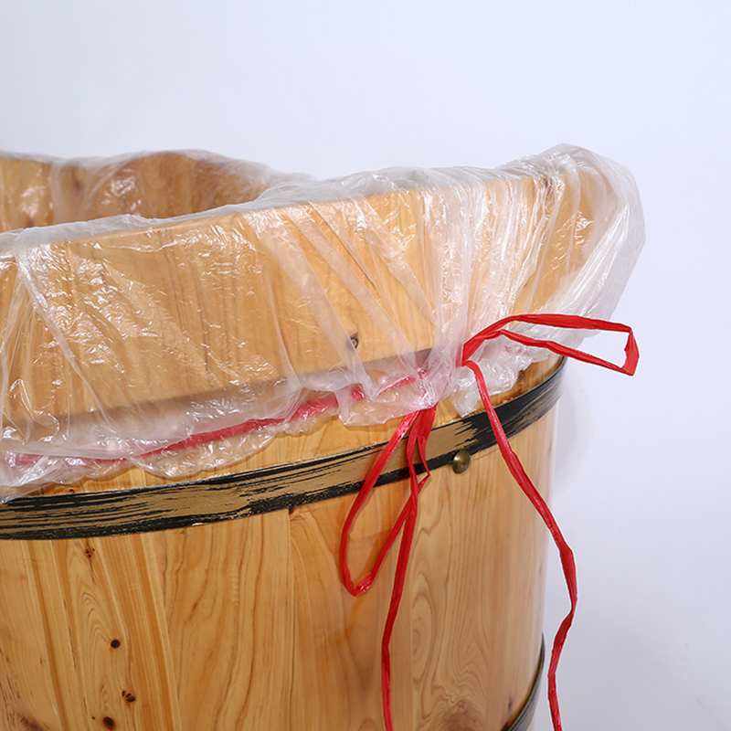 带绳子一次性加厚木桶袋子泡澡袋洗澡浴膜浴袋浴盆浴桶袋x