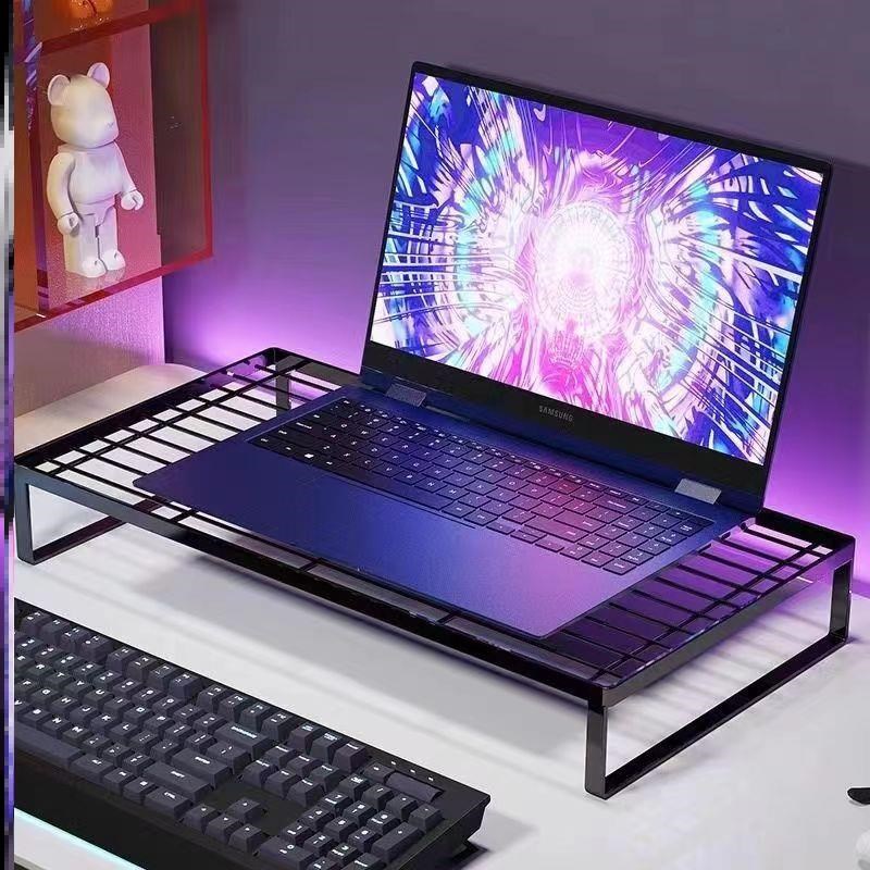 散热烧烤架笔电支架架电脑底座台式电脑萤幕屏幕托架桌面镂空办公