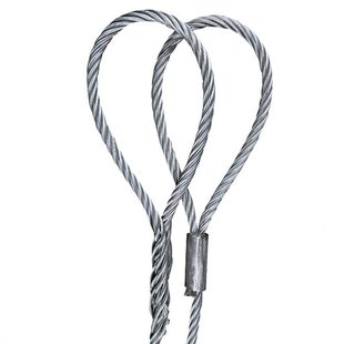 甄选手工插编钢丝绳吊索具起重工具拖车绳吊车压制钢丝绳套