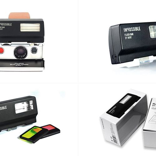 闪光灯机顶 MINT 宝丽来机用 有口附色效果 闪发