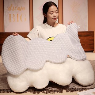 云朵冰丝长条抱枕大靠枕女生睡觉床上夹腿侧睡男生款床头靠垫夏季