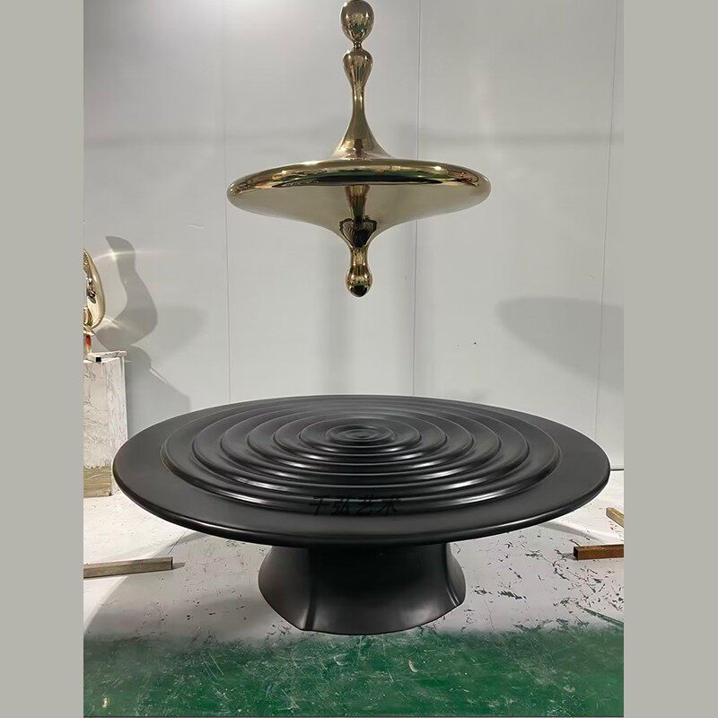 玻璃纤维电镀水滴水波纹雕塑酒店大堂样品屋展示中心大型落地艺术,家居饰品,落地摆件,淘宝优惠券,粉丝福利购,淘宝优惠卷