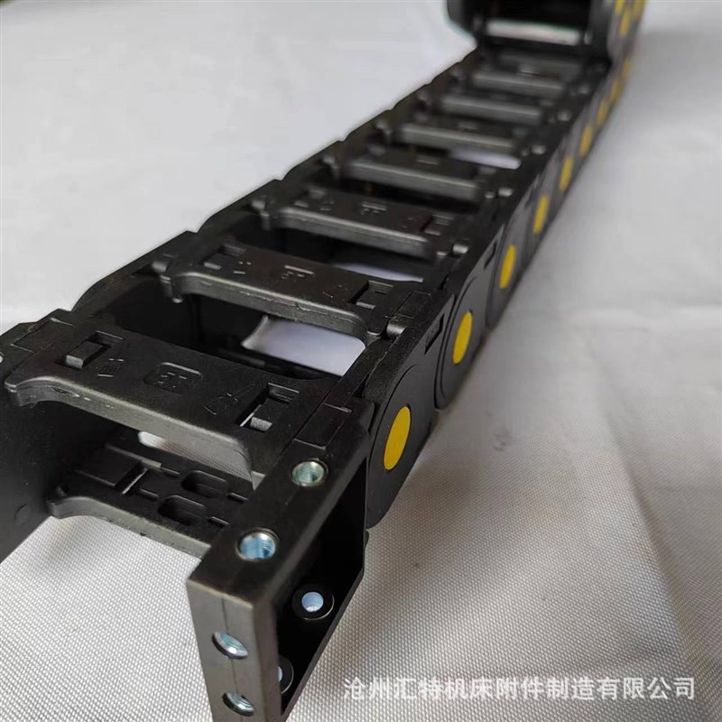 桥式塑料尼龙拖链桥式全封闭坦克链机床电缆穿线拖链工程尼龙拖链