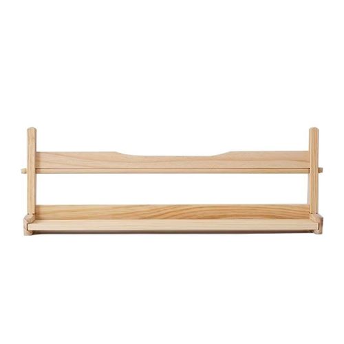 实木卷纸架百米长卷宣纸卷筒纸架支架毛笔字书法宣纸收纳组装架子