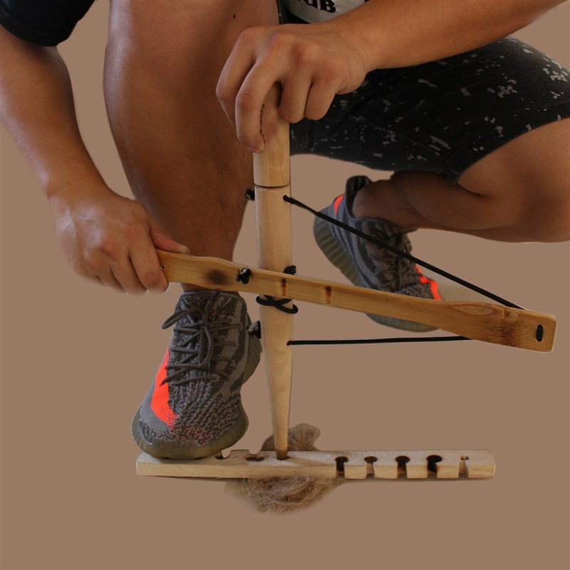 钻木取火 户外取火工具 野营取火装备拓展训练道具 荒野求生装备