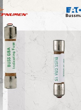 Eaton 电子电路 GLD 125V 1A-15A保险丝陶瓷管 无视觉引脚指示