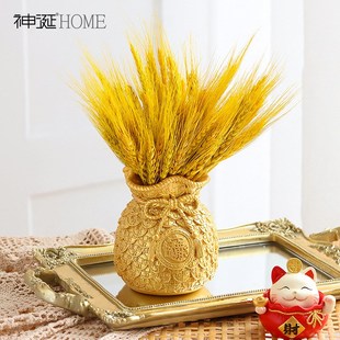 大麦大卖好寓意麦穗干花摆件小麦稻穗店铺开业礼品家居客厅装饰品