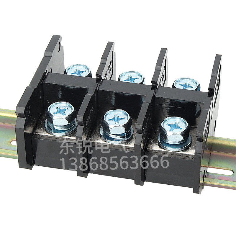 海燕FJ6D-150-03/3三进三出接线端子 三相三线导轨式分线端子150A