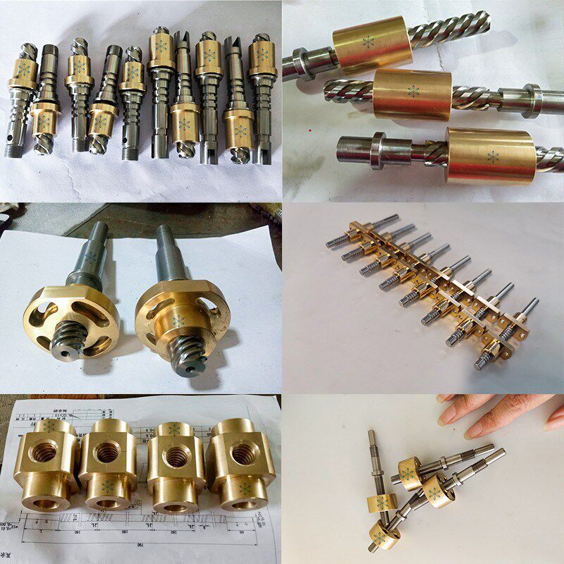 多头大导程梯形丝杆快速丝杠螺杆套装左右旋正反牙特殊大螺距T型