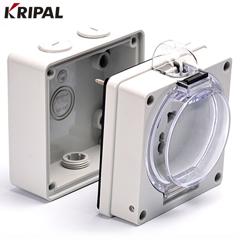 KRIPL科瑞普5UKO-DG防雨水15多国二三孔通插座工业级家用明装