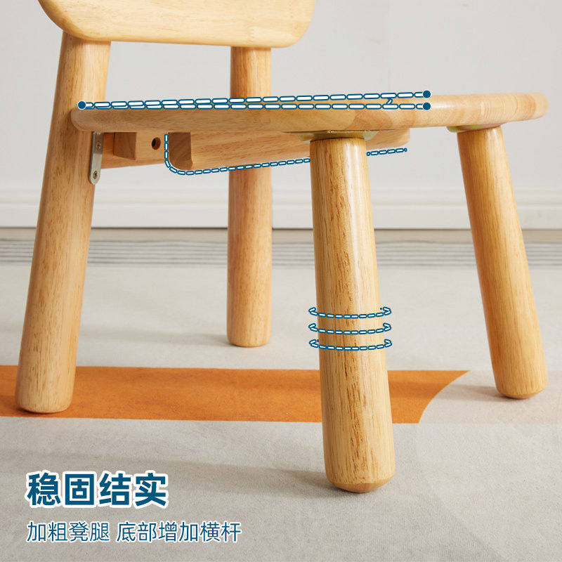 儿童坐凳小板凳家用矮凳小卡通小椅子靠背创意木,住宅家具,矮凳,淘宝优惠券,粉丝福利购,淘宝优惠卷