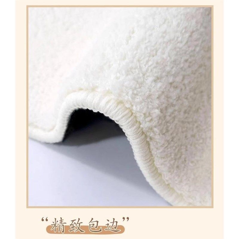 卡通卧室地毯奶油风童真卡通22新款儿童房卧床边毯冬季加厚