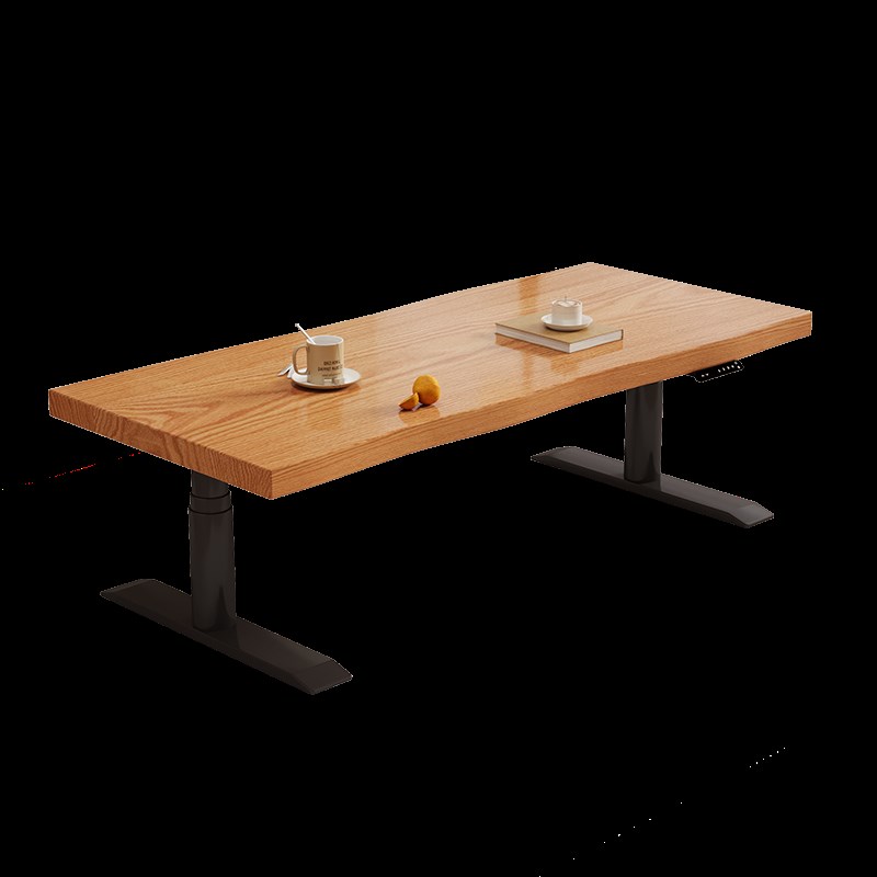 迷你实木圆管电动可升降茶几餐桌两用儿童升降学习书桌小户型推荐