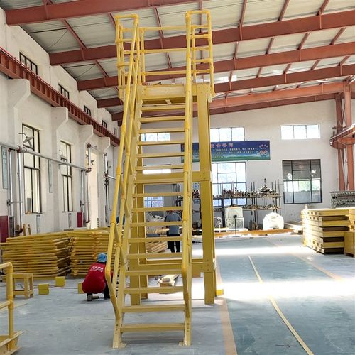 玻璃钢楼梯平台拉挤检修平台耐腐蚀抗压电镀厂绝缘防滑平台踏步