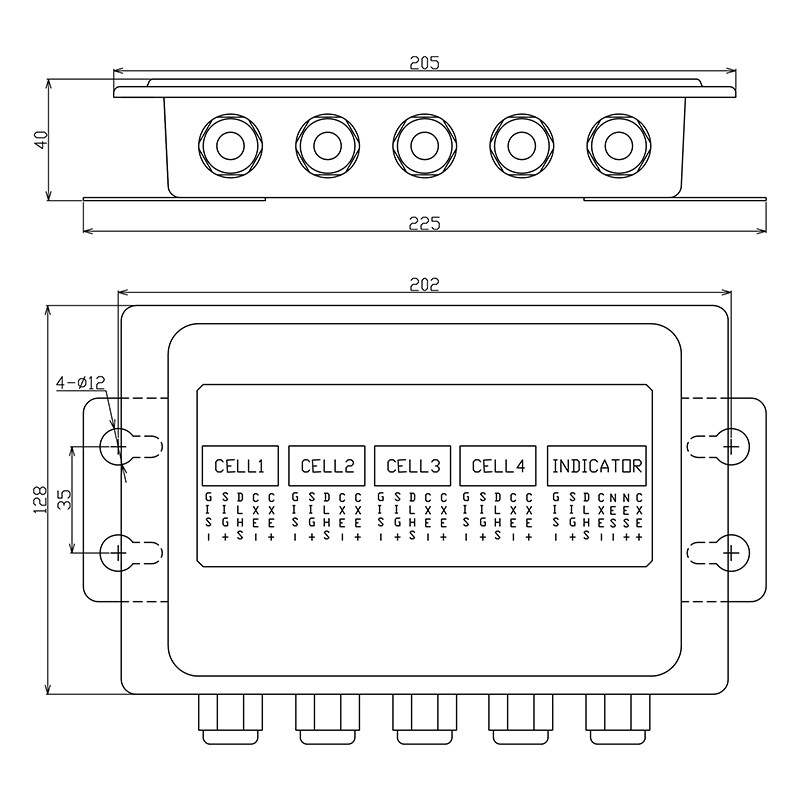 丽景J称重传感器接线盒四进一出材质,五金/工具,接线盒,淘宝优惠券,粉丝福利购,淘宝优惠卷