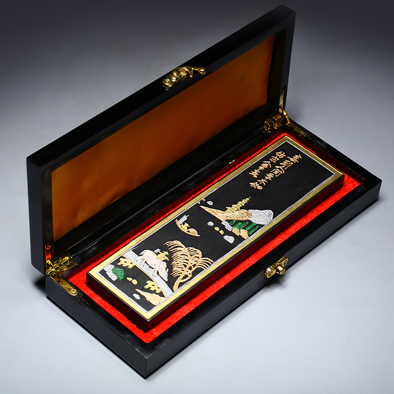 匠心古法油烟墨安徽正宗胡文徽墨大山水实用墨条墨锭墨块墨