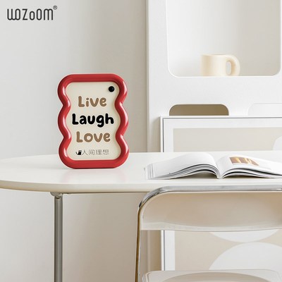 WOZOOM屋准奶油风客厅桌面创意玄关入户电视柜in风装饰礼品