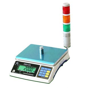 SA三色灯上下限声光报警电子秤3kg15kg30k 甄选英展电子报警秤AWH