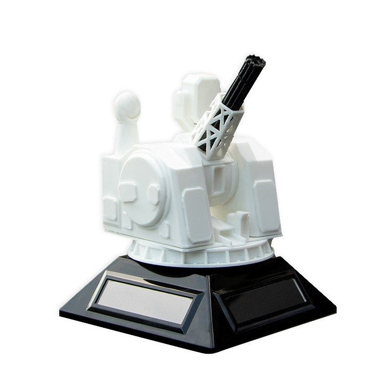 太阳能版1130近防炮创意车载旋转模型汽车摆件仪表台模型后备箱男