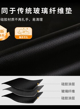 KOMMOT牧彻户外野营防火布垫子野炊烧烤配件焚火台耐高温布阻燃