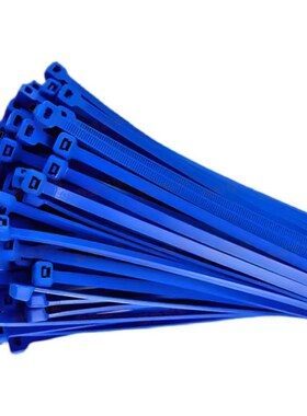 工业TEFZEL铁氟龙蓝色扎带捆扎束线四氟乙烯耐高低温抗腐2.5*100