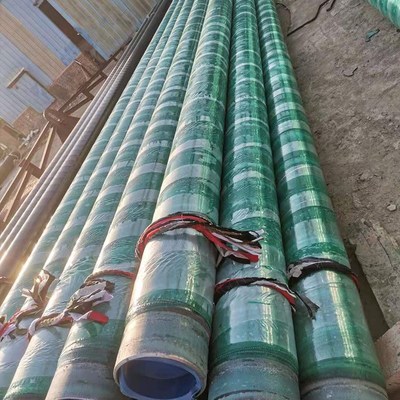 玻璃钢管 聚氨酯管壳保温管  大口径玻璃钢防腐管 缠绕式架空管道