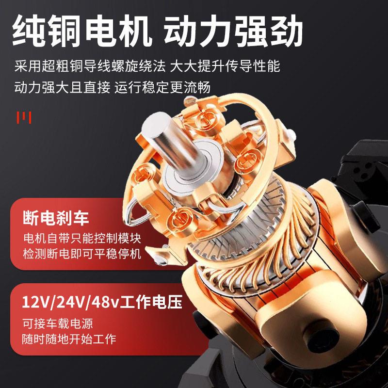 遥控吊机电动葫芦车载便携绞盘12v卷扬机越野车自救24伏电动绞盘图片