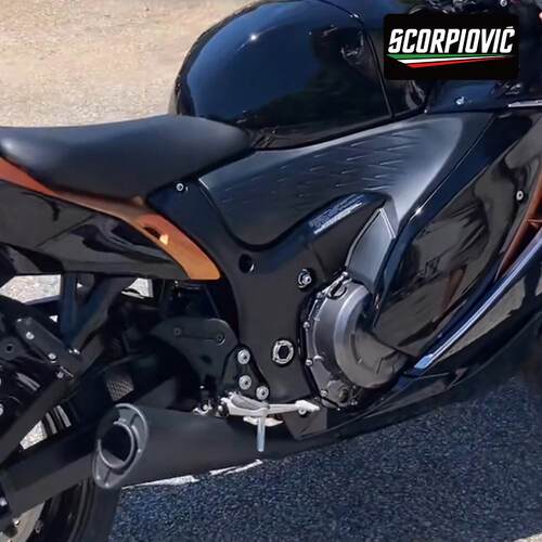 T146通用排气管尾段 250RR 450SR G310RR MT07 ZX4R 赛800 RS660