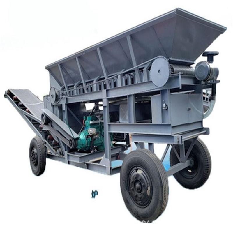 移动破碎站大型可移动大口径履带式 鹅卵石制砂机成套设备生产线