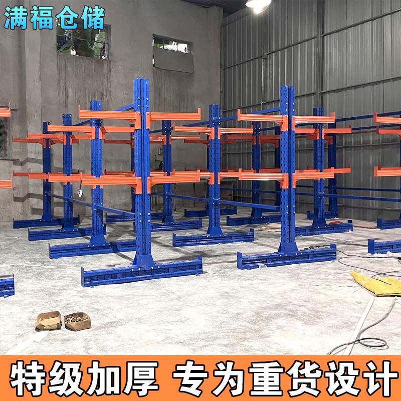 东莞单双面悬臂架阁楼平台货架重型加厚管材型材架仓储货架托 托