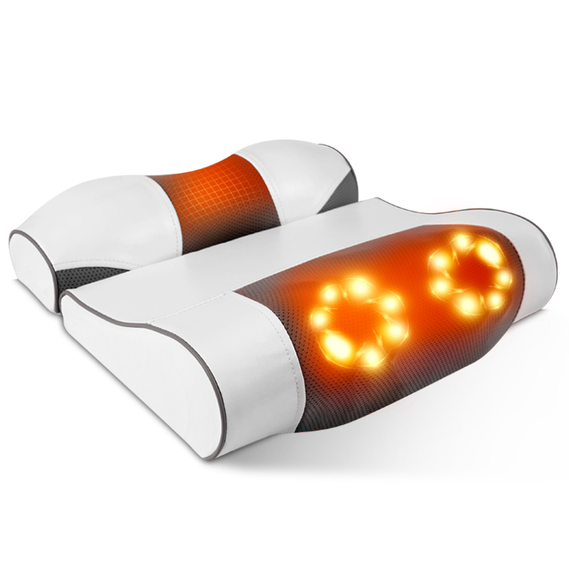 颈椎按摩器脖用劲椎p按摩枕头背部腰部疏通神器家子肩部颈部