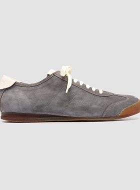 OFFICINE CREATIVE复古休闲拼色绒面平底真皮德训鞋 Hazel 001