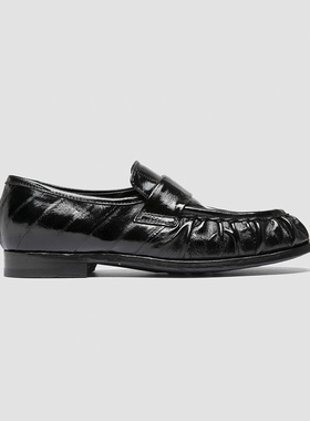 OFFICINE CREATIVE复古手工小皮鞋褶纹平底乐福鞋Solitude 107_W