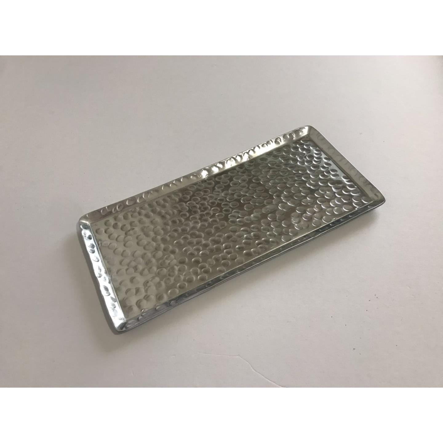 铝托盘镀银茶盘毛巾碟镀金咖啡托盘席巾碟点心餐垫酒店餐具新款