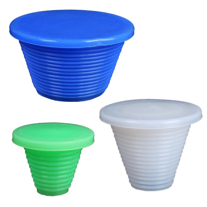 矽胶防臭阻流塞PVC管下水道装饰堵盖化妆室地漏橡皮塞子实心密封