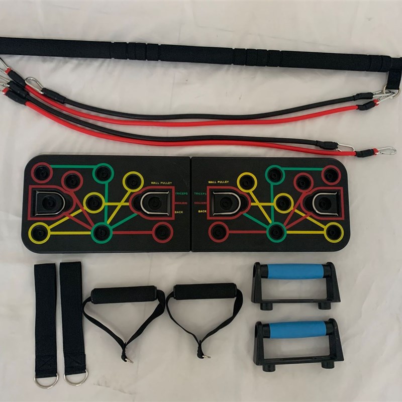 新款多功能俯卧撑板健身组合套装家用健身锻炼胸肌腹肌俯卧撑支架