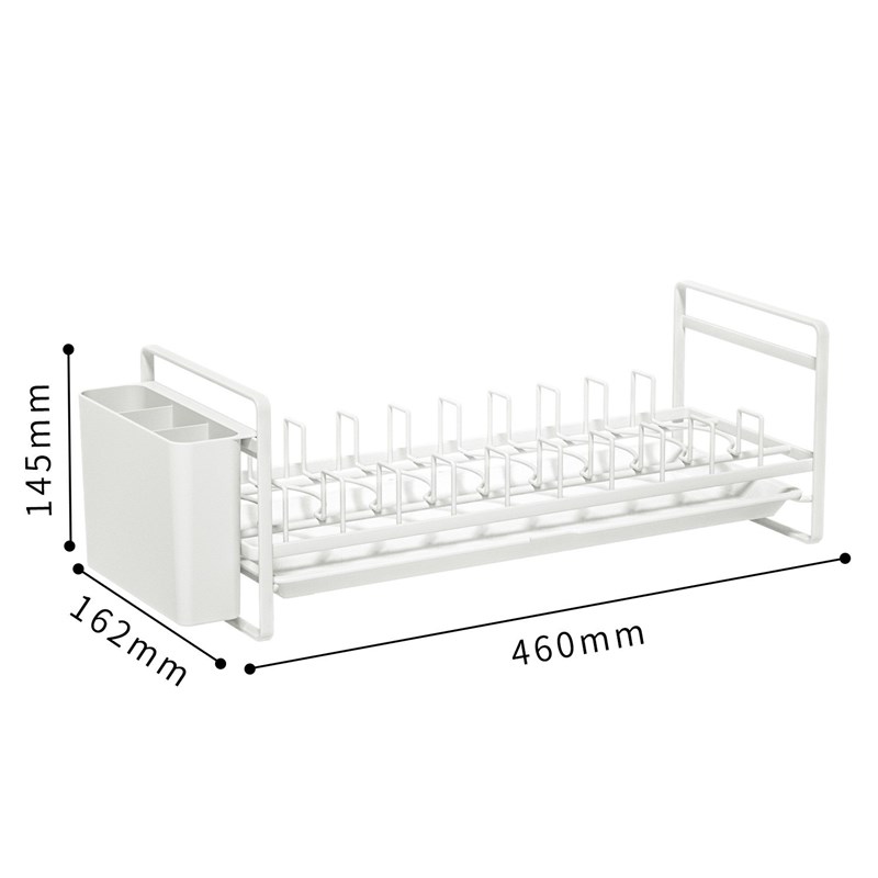 厨房柜内碗盘收纳架抽屉碗架内置碗碟沥水架盘子分隔置物架放碗架