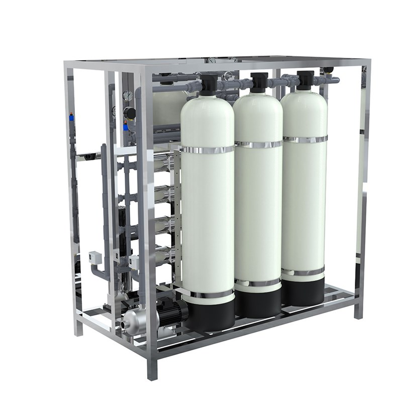 弘力 大型商用净水设备 RO反渗透处理废水净水器工厂1T工业净水器