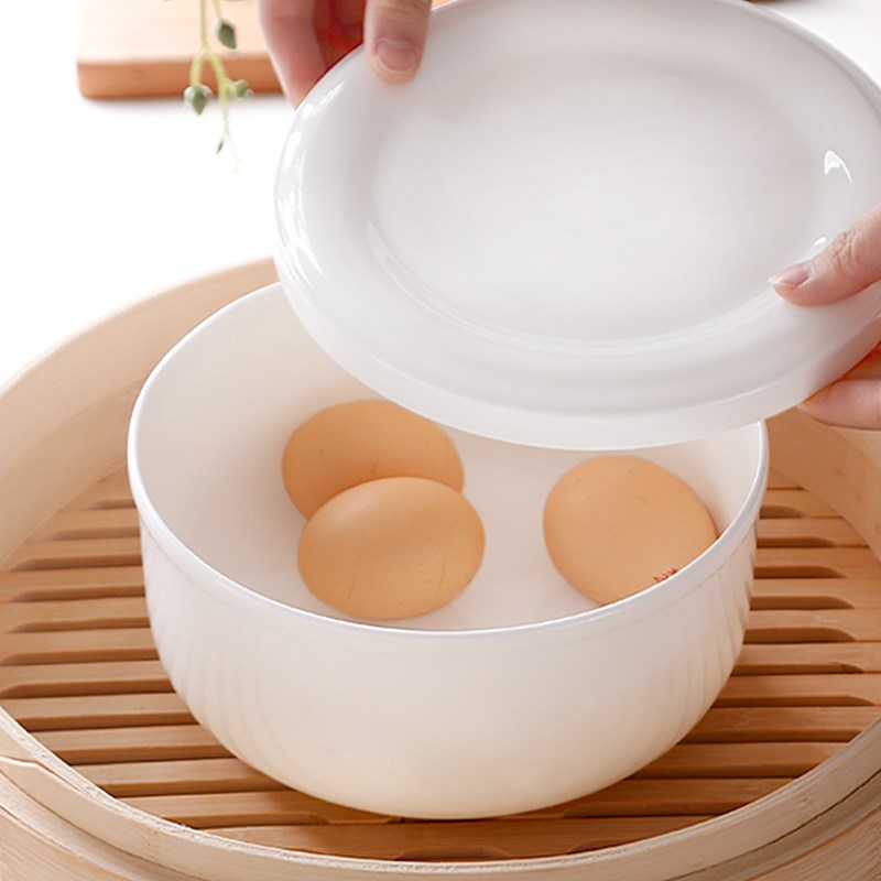 隔水炖碗蒸蛋碗带盖碗盘子陶瓷碗带盖饭盒微波炉骨瓷保鲜碗泡面碗