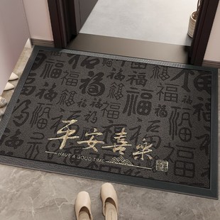 入户门地垫高端灰色别墅大门口耐脏防滑脚垫家用进门地毯玄关门垫