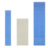 员工卡插板直板50位插卡架考勤卡架工卡槽卡纸卡座插卡袋物料卡架