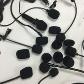 小话筒蜜蜂专用咪棉咪球通用耳麦棉扩音器海绵套防喷罩麦克风 包邮