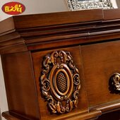 美式 1.5 饰柜 壁炉装 壁炉架雕花电视柜遥控电壁炉芯8105 1.8米欧式