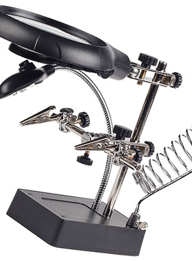 高倍手机维修放大镜1000倍60倍40倍100高清台式台灯工作台带led灯