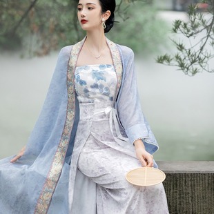 2023新款日常十二花神系列汉服温柔风初恋新中式国风三件套装裙子