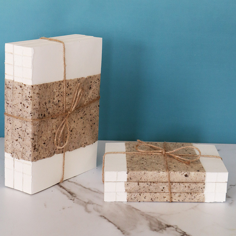 侘寂风复古麻绳书捆 新中式样板房间书块摆件 展示柜书房装饰品,家居饰品,桌面摆件,淘宝优惠券,粉丝福利购,淘宝优惠卷