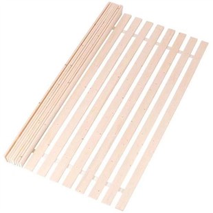 7TYU杉木床板实木铺板整块垫片榻榻米防潮排骨架床架子折叠床