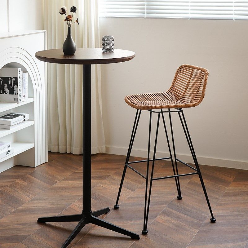 户外仿藤编椅铁艺餐椅家用靠背椅子商用个性餐厅椅室外阳台休闲椅,住宅家具,阳台椅,淘宝优惠券,粉丝福利购,淘宝优惠卷
