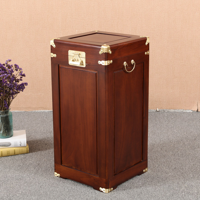 香樟木箱子樟木箱全樟木画箱花架箱子立箱老樟木整板防虫防蛀防潮